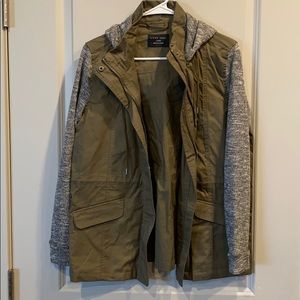 Olive and Grey lightweight Jacket